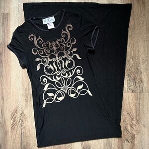 La Belle Fashions Vintage 90's Sheer Mesh Maxi Dress